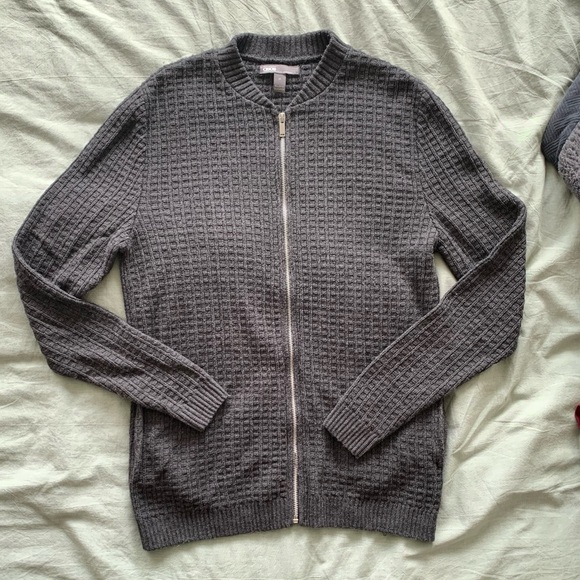 ASOS Knit Zip Up Sweater - Picture 4 of 6